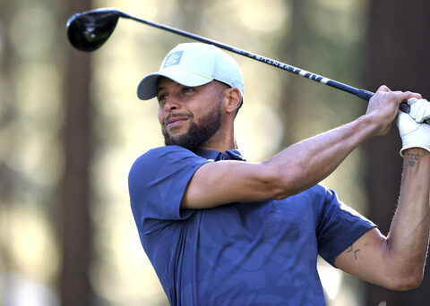 Stephen Curry makes hole-in-one at American Century celebrity golf tournament