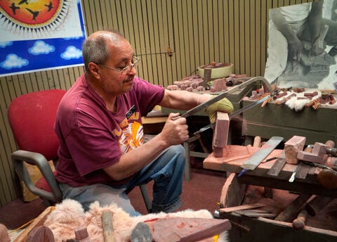 Pipestone carvers preserve revered Native spiritual tradition in Minnesota prairie