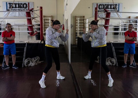 Ukrainian boxer fights through the challenges of war on her way to the Paris Olympics