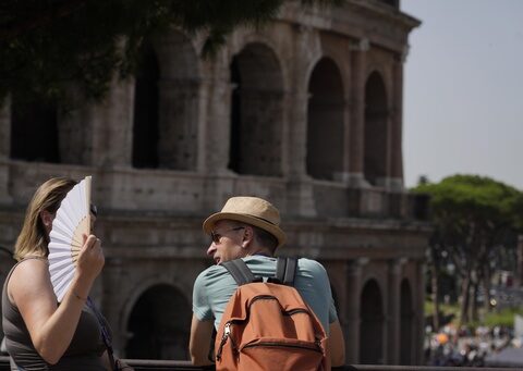 Heat wave bakes southern Europe, sparking warnings to stay inside, drink water and limit exercise