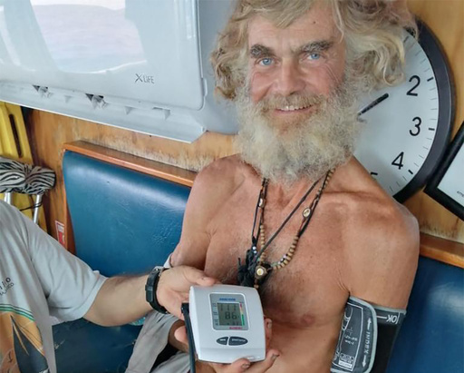 Australian man and his dog rescued by Mexican tuna boat after drifting 3 months in the Pacific Ocean