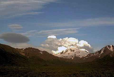 Alaska volcano's week-long eruption spews another massive ash cloud