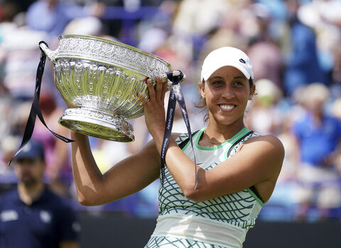 Keys wins Eastbourne title for 2nd time after marathon tiebreaker; Paul vs Cerundolo in men's final