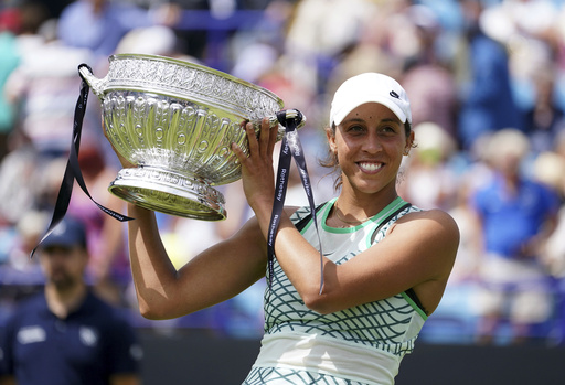 Keys wins Eastbourne title for 2nd time after marathon tiebreaker; Paul vs Cerundolo in men's final