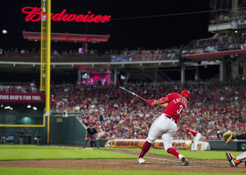 Reds' Christian Encarnacion-Strand has pinch-hit 3-run homer for 1st major league knock