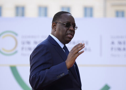 Senegalese President Macky Sall says he won't seek a third term in 2024 elections after protests