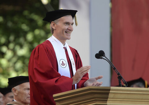 Stanford University president announces resignation over concerns about his research