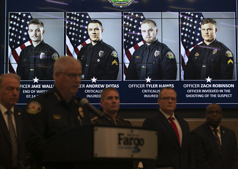 Gunman toting heavy ammo and explosives cased scene before fatal 'ambush' shooting on Fargo police