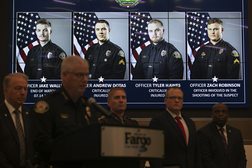 Gunman toting heavy ammo and explosives cased scene before fatal 'ambush' shooting on Fargo police