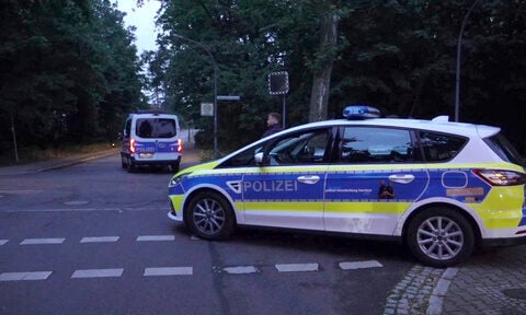 German police search for a lion suspected of being on the loose in Berlin's suburbs