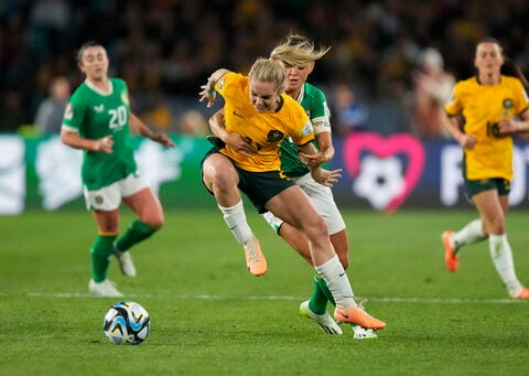 Australia opens Women's World Cup with a 1-0 win over Ireland, despite Sam Kerr's absence