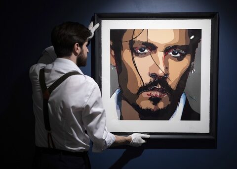 Johnny Depp creates debut self-portrait in 'dark' and 'confusing' time