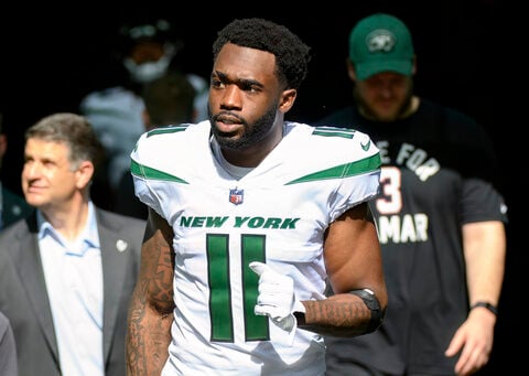 Jets send wide receiver Denzel Mims to the Lions in a trade that includes 2025 draft picks