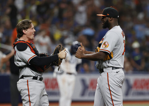 Colton Cowser hits 10th-inning sacrifice fly as Baltimore Orioles top Tampa Bay Rays 4-3