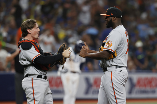 Colton Cowser hits 10th-inning sacrifice fly as Baltimore Orioles top Tampa Bay Rays 4-3