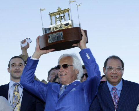 Trainer Bob Baffert goes for his 10th win in the Haskell Stakes at Monmouth Park