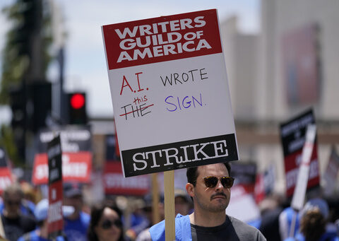 AI is the wild card in Hollywood's strikes. Here's an explanation of its unsettling role