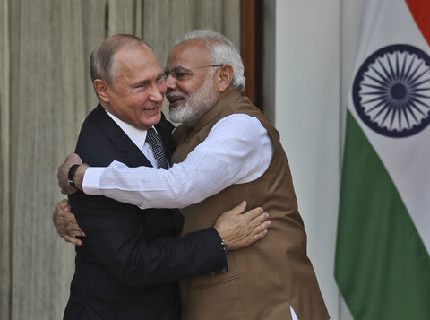 Modi uses speech to Russia-China-led group to swipe at Pakistan, avoids mentioning Ukraine