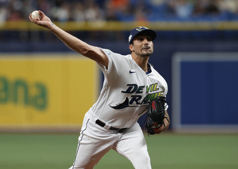 Eflin gets 11th win, Rays beat Orioles 3-0 in 2nd game of 4-game series between AL leaders