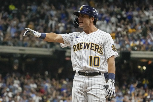 Frelick's exceptional debut performance helps Brewers rally to beat Braves 4-3