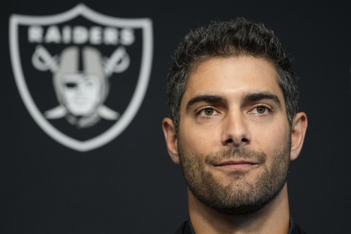 Jimmy Garoppolo cleared to open training camp with the Raiders, AP source says