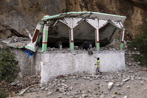 Police officer killed as suicide bomber detonates explosive vest at mosque in northwest Pakistan