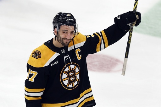 Patrice Bergeron, Boston Bruins forward and captain, announces retirement after 19 seasons