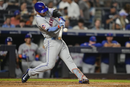 Alonso has a big night and Verlander pitches the Mets past the Yankees 9-3 in the Subway Series