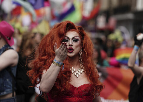 Climate activists disrupt London Pride march to protest corporate sponsorship