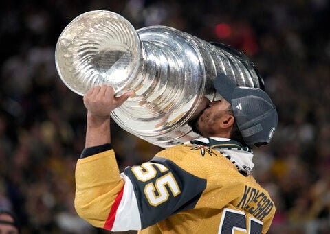 Vegas Golden Knights are the first team to get the Stanley Cup engraved before their summer parties