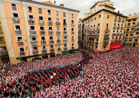 Thousands party in Spain's Pamplona city as firework blast begins San Fermin bull-running festival