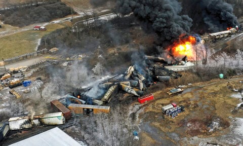 Railroad industry sues to block limit on crew sizes that Ohio imposed after E. Palestine derailment