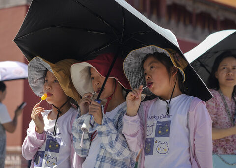 Chinese cities open air raid shelters for heat relief as extreme temperatures lead to deaths