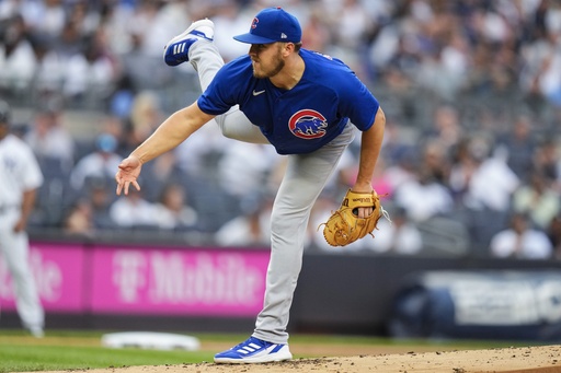 Cubs get 1st win in Bronx as Taillon outpitches Yankees' Rodón in 3-0 victory