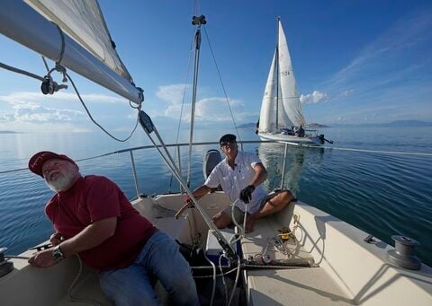 Sailors rejoice after snowy winter raises Great Salt Lake — for now