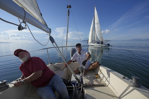 Sailors rejoice after snowy winter raises Great Salt Lake — for now