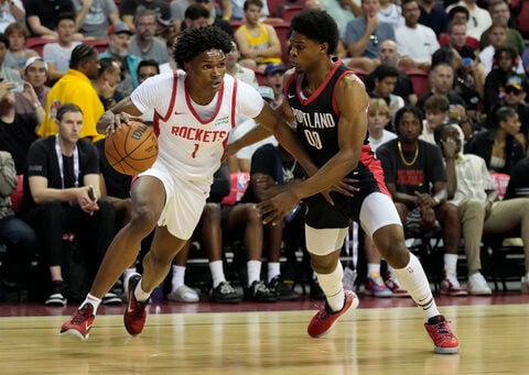 Scoot Henderson, Amen Thompson injured in NBA Summer League matchup