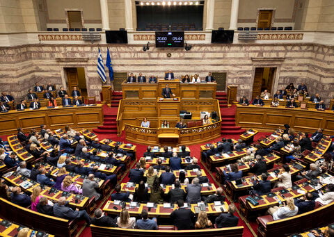 Greece's government wins vote of confidence in Parliament to begin a second 4-year term