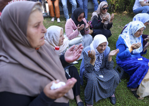 Hundreds gather in Sarajevo to pay their respects to Srebrenica massacre victims