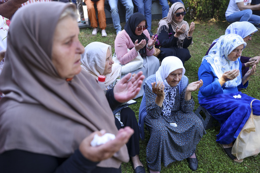 Hundreds gather in Sarajevo to pay their respects to Srebrenica massacre victims