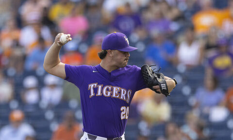 Pittsburgh selects hard-throwing LSU pitcher Paul Skenes with top pick of amateur draft