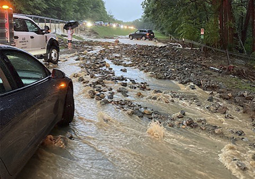 Relentless rain floods roads in Northeast, leads to evacuations, rescues