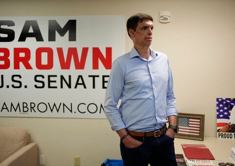 Retired Army Capt. Sam Brown mounts 2nd bid for US Senate in Nevada after losing GOP primary in 2022