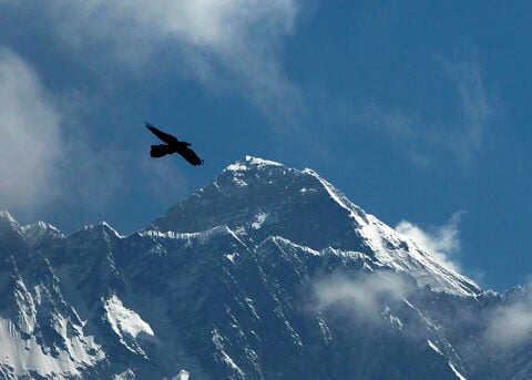 Helicopter with 6 on board including foreign tourists is missing near Mount Everest in Nepal