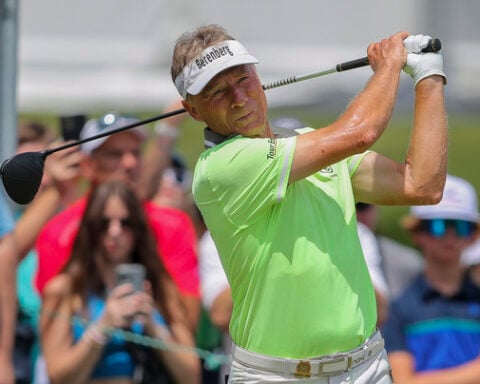 65-year-old Bernhard Langer wins the US Senior Open to break the Champions’ victory record