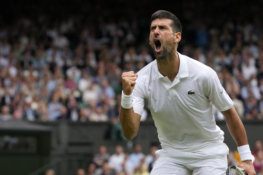 Novak Djokovic ties Roger Federer with 46 Slam semifinals and meets Jannik Sinner next at Wimbledon