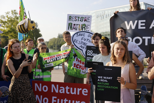 European Union lawmakers back a major bill to protect nature and fight climate change