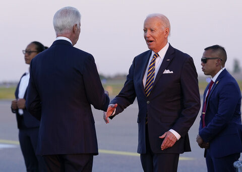 Biden is closing out his Europe trip by showcasing new NATO member Finland