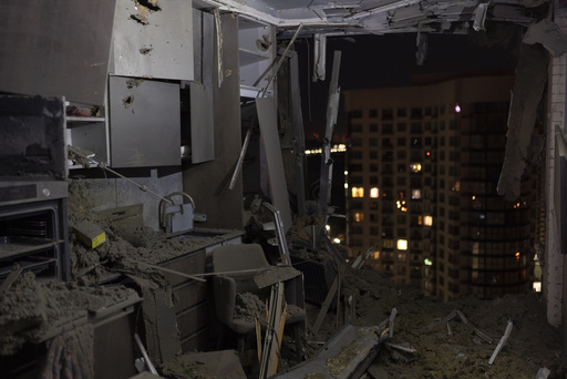 Two hospitalized, buildings damaged in Kyiv by Russian drone strike overnight