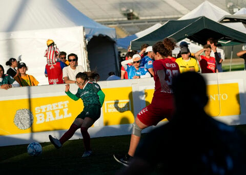 Homeless World Cup makes US debut in California and scores victories beyond the field for players